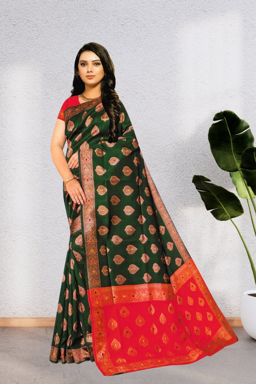 BEAUTIFUL PREMIUM VDX SUNSILK SAREE FOR WOMEN, BEAUTIFUL DESIGN, WITH BLOUSE, 8 BEAUTIFUL COLORS