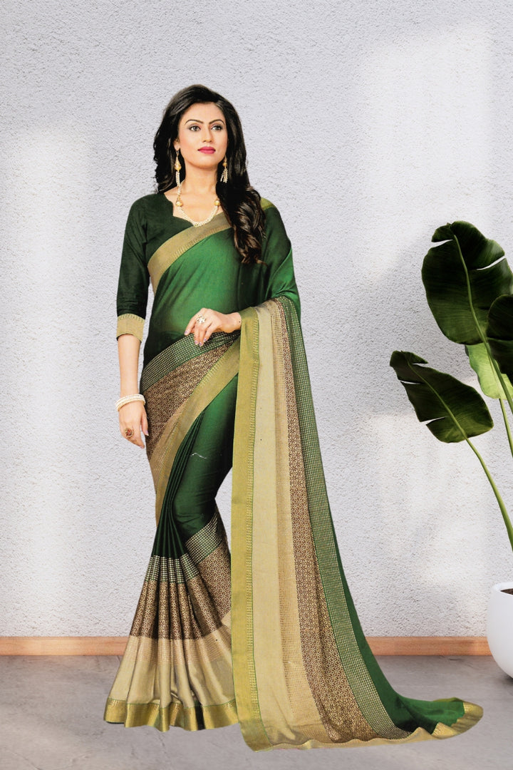 HERITAGE GEORGETTE SAREE FOR WOMEN, BEAUTIFUL DESIGNED COLORS, WITH BLOUSE, 8 BEAUTIFUL COLORS