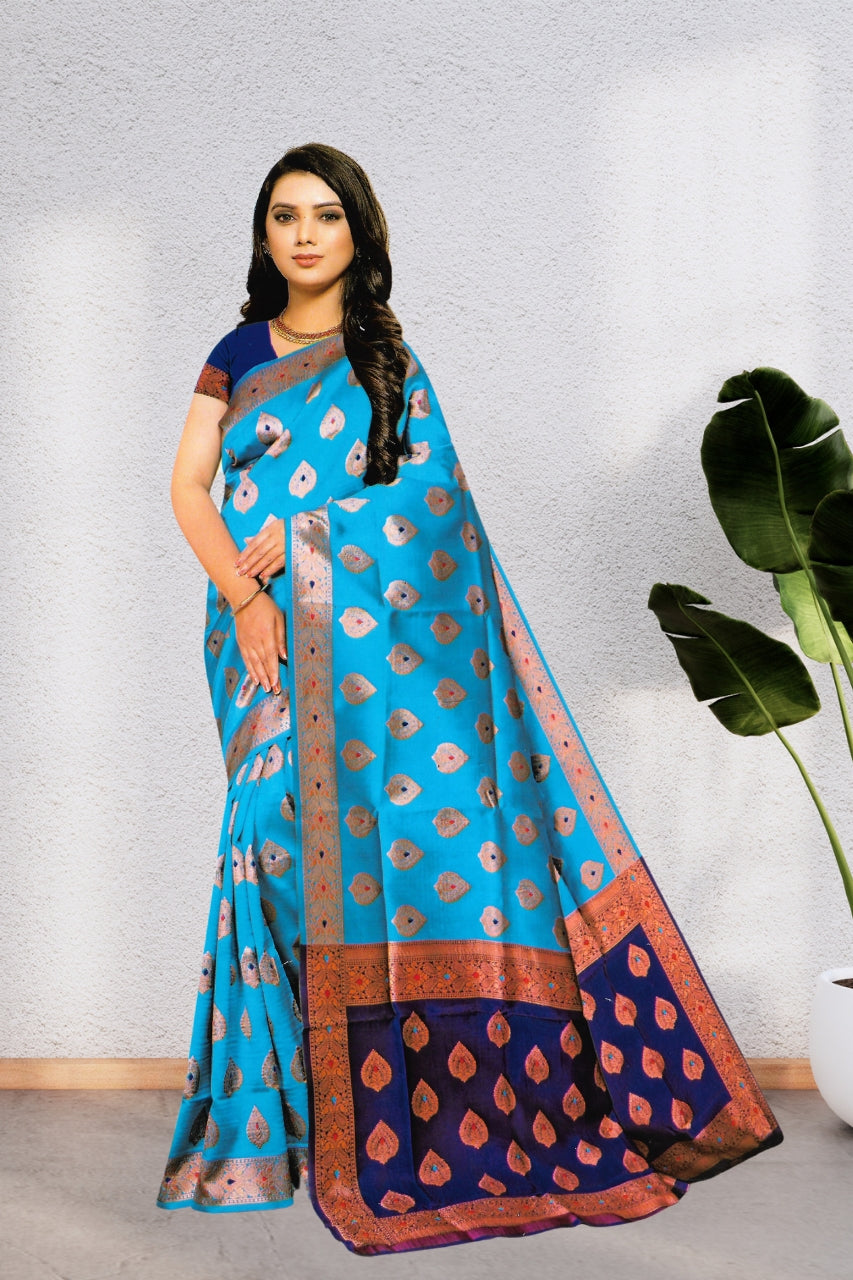 BEAUTIFUL PREMIUM VDX SUNSILK SAREE FOR WOMEN, BEAUTIFUL DESIGN, WITH BLOUSE, 8 BEAUTIFUL COLORS