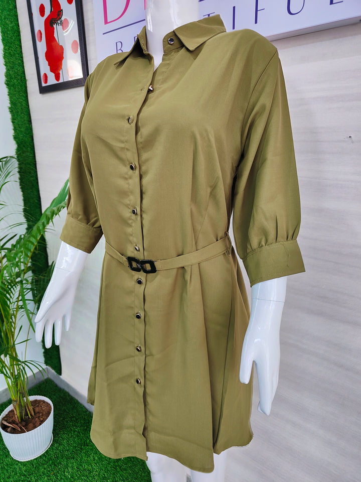 IMPORTED FABRIC SUPER COMFORTABLE  TUNIC DRESS FOR WOMEN - FREE SIZE (XL and XXL)